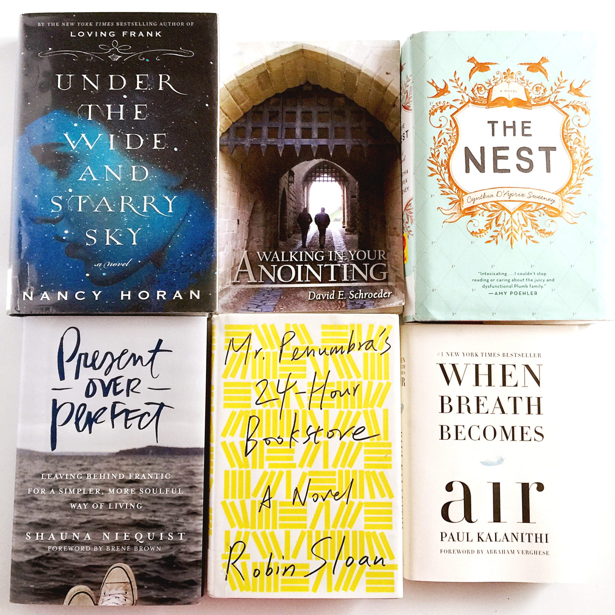 Reading at least one book per week was a big part of my new year's goals! Here's the first six boos of 2016!