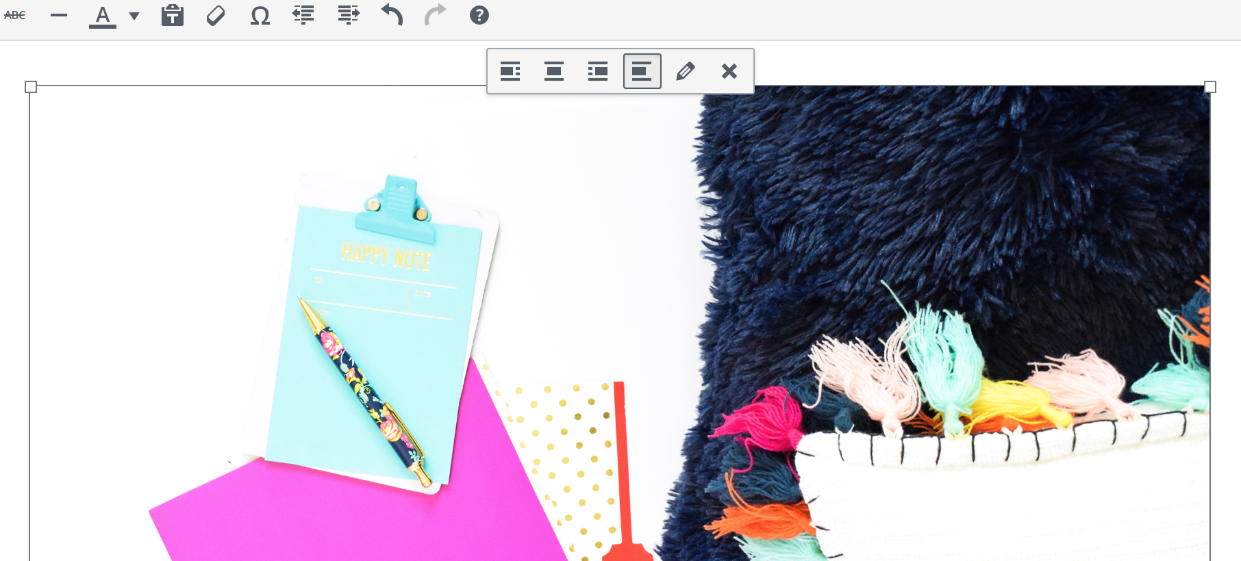 How to add a caption or alt tags to an image already in your blog post or page